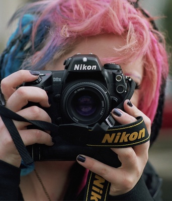 Liana with a fucking huge Nikon D2H